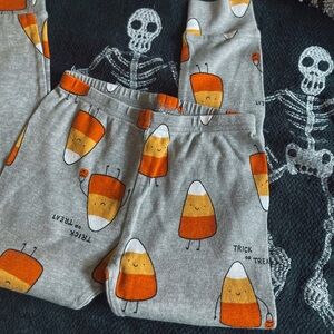 5T • Gender Neutral Halloween Candy Corn Pj Set